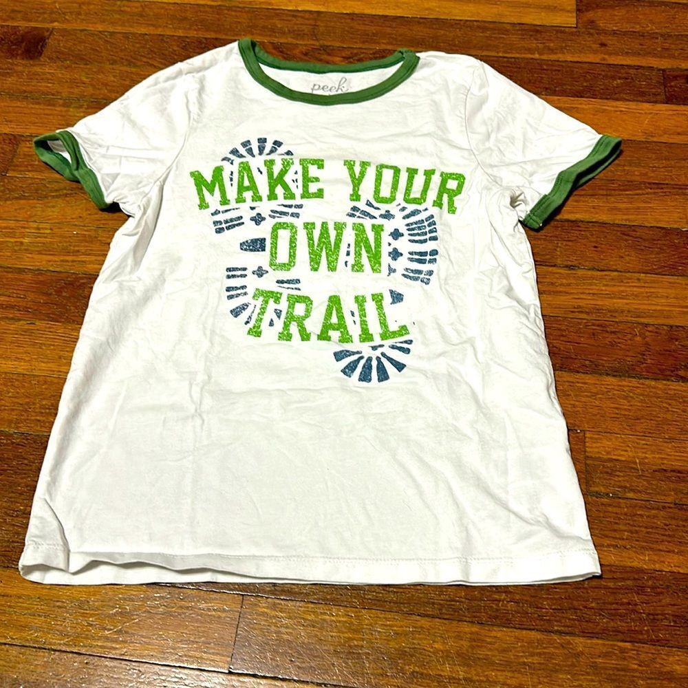 Peek Kids Appalachian Trail Tee, “Make Your Own Trail”, Sz Lg (10)